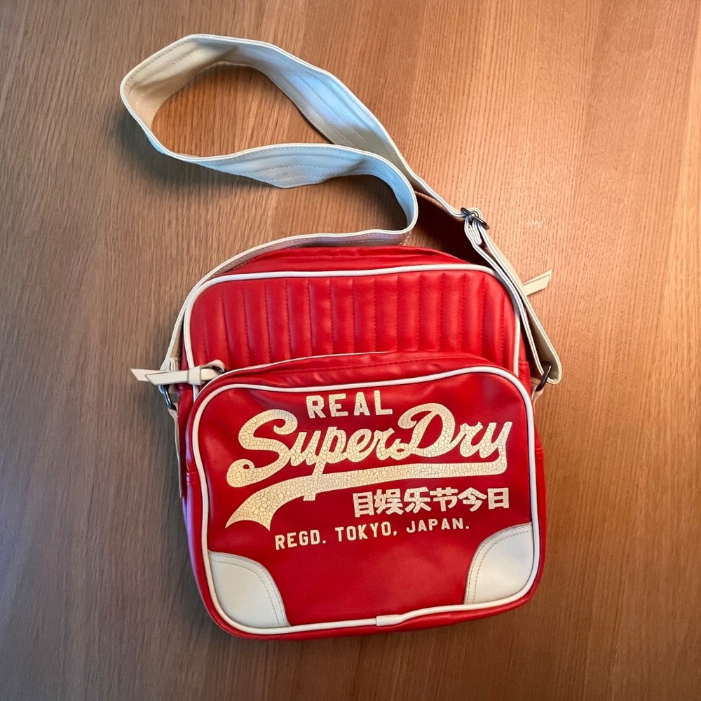 Superdry Retro Messenger/Sling Bag.
